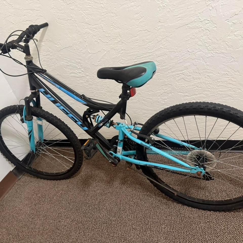 Blue And Black Mountain Bike 8718