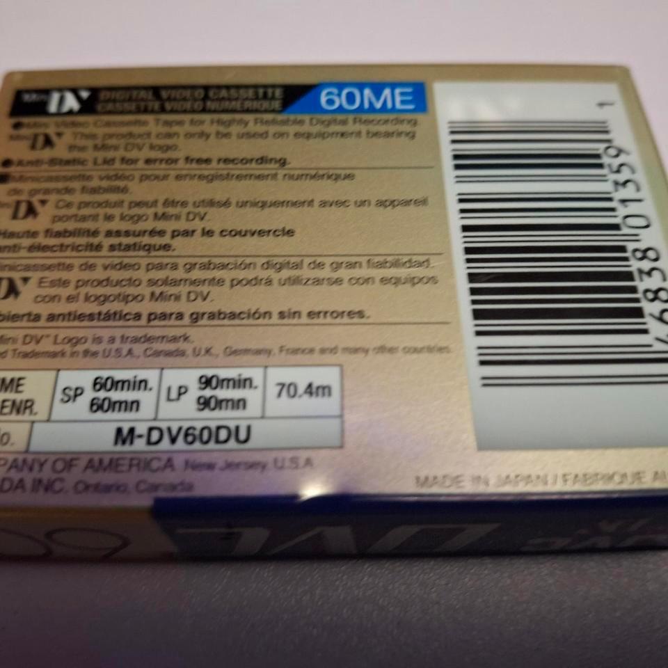 Jvc Mini Digital Video Cassettes 96e3 3