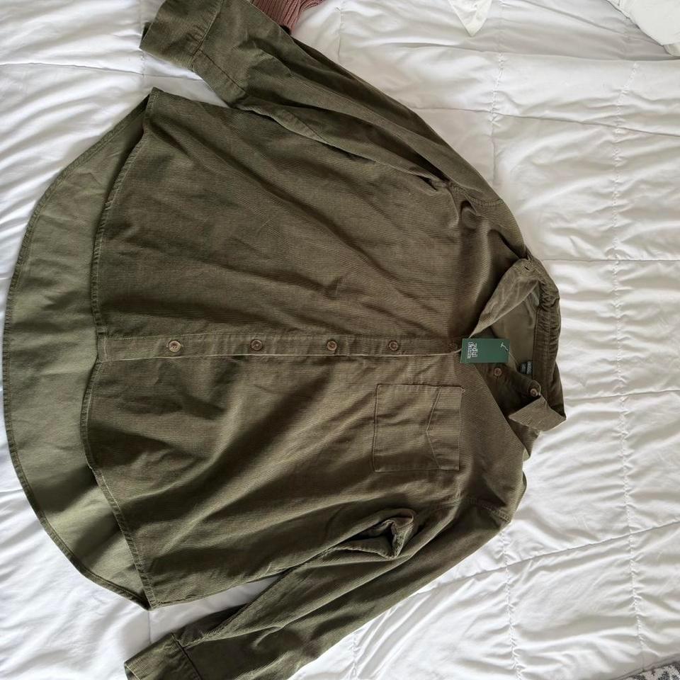Wild Fable Green Button Up 8729