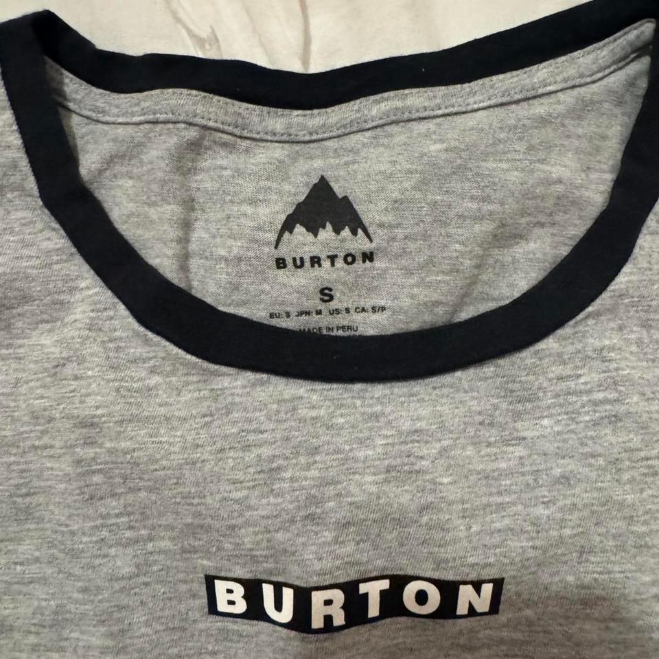 Burton Grey T Shirt Size S E83c 2