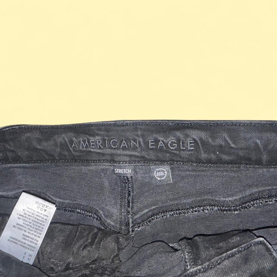 American Eagle Black Denim Shorts 8c11 2