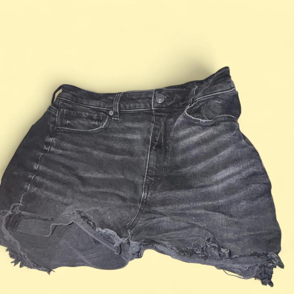 American Eagle Black Denim Shorts 8c11