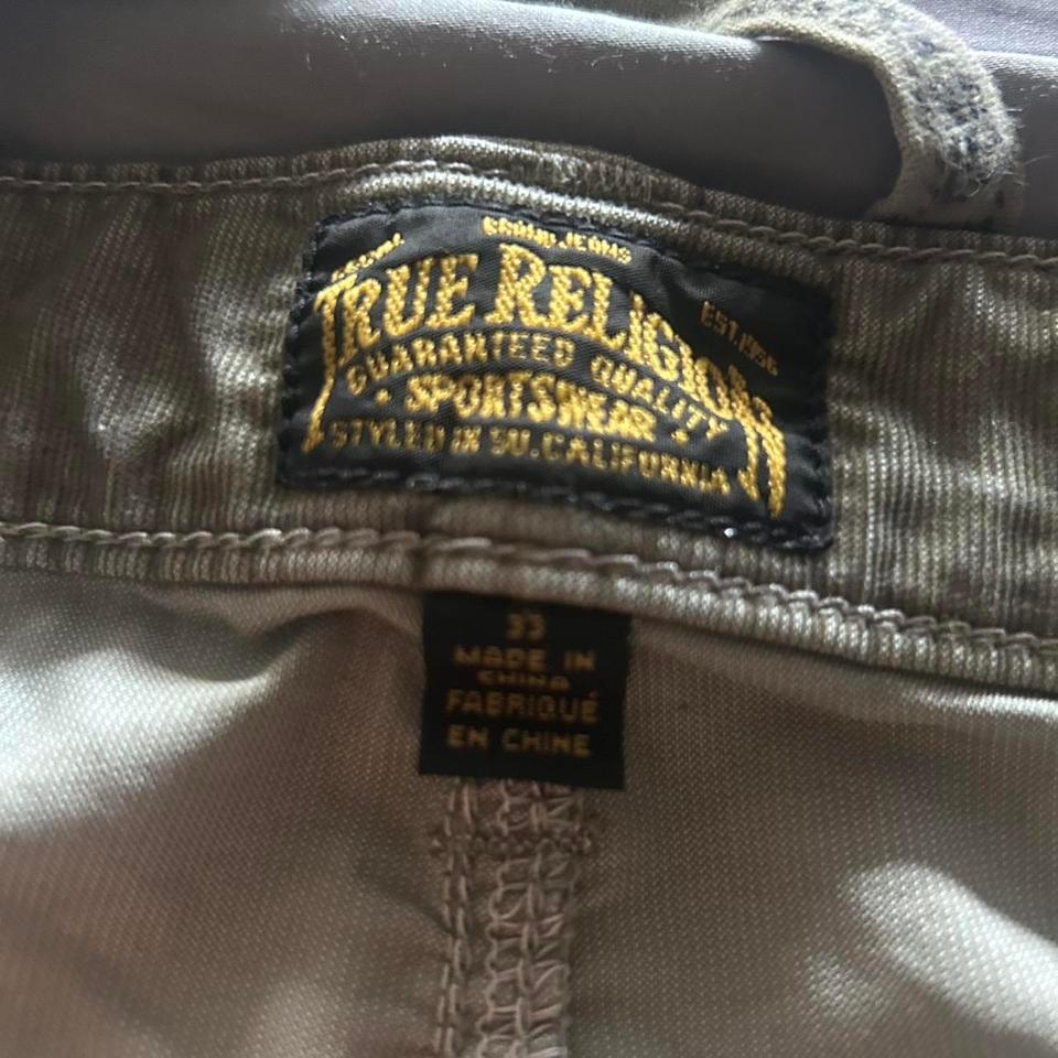 True Religion Army Green Jeans 6882 3