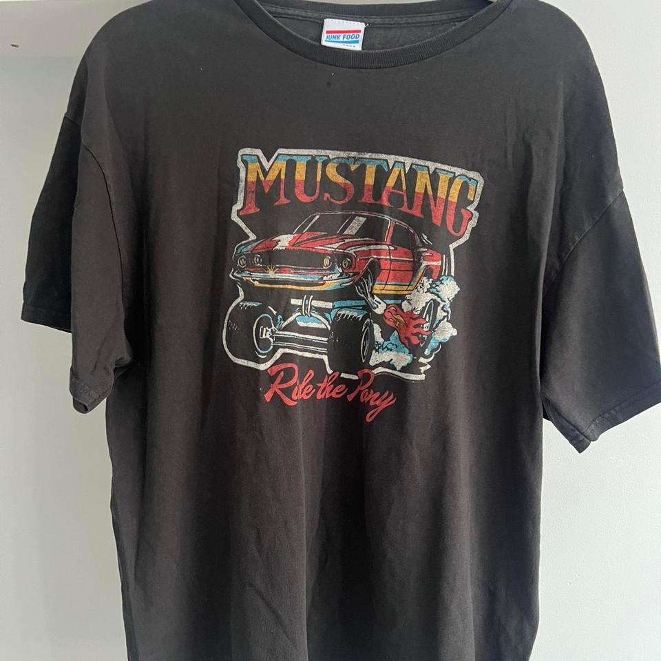 Black Ford Mustang Oversized Graphic Eb77