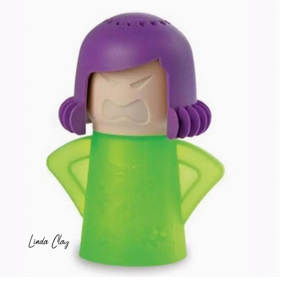 Green Microwave Oven Steam Cleaner 2