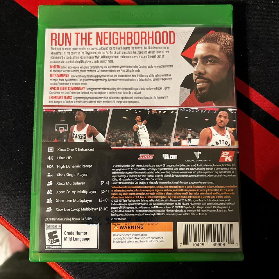 Xbox One Nba 2k18 2