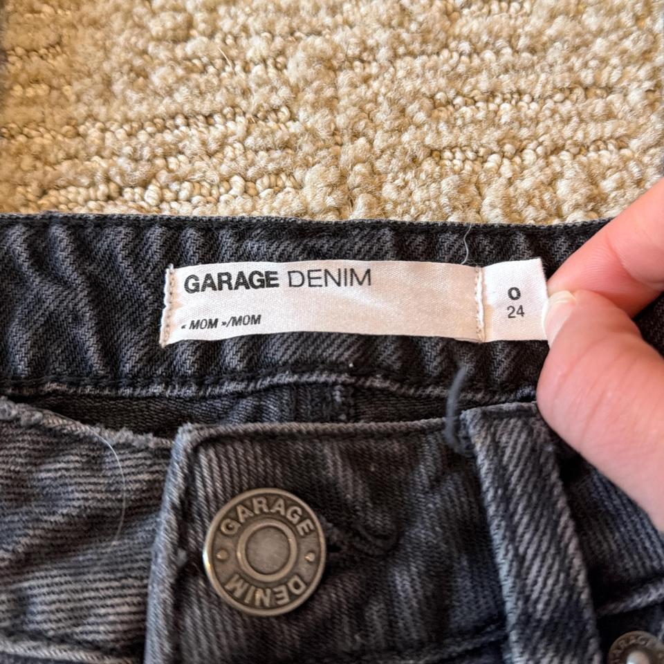 Black Garage Mom Jeans Size A504 3