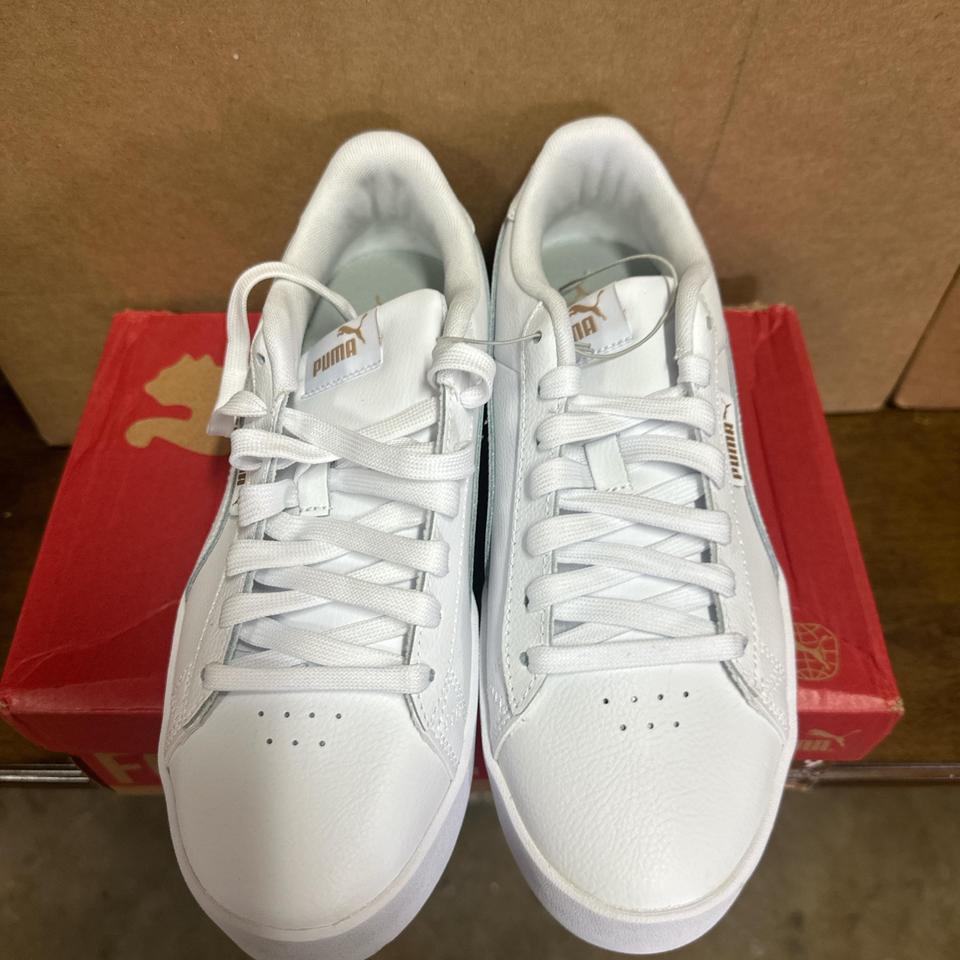Puma Court White Trainers Size 071f 2