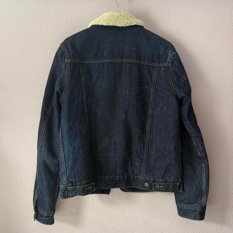 Dark Blue Denim Jacket With 2