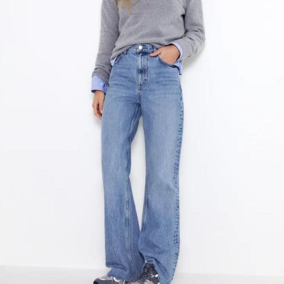 Zara High Waisted Wide Leg Full Bd75
