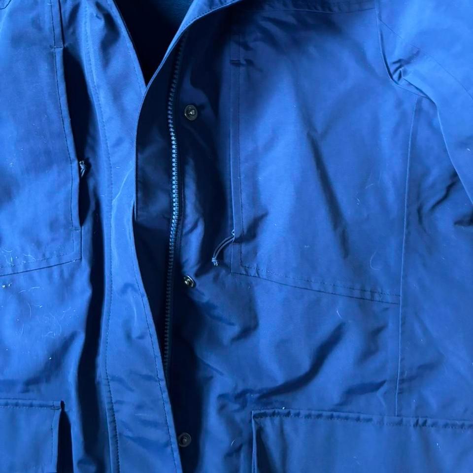 Lands End Navy Blue Waterproof A2ea 2