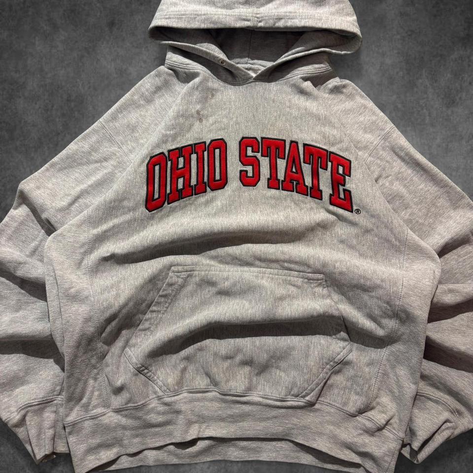 Y2k Ohio State Embroidered Hoodie 76da 2