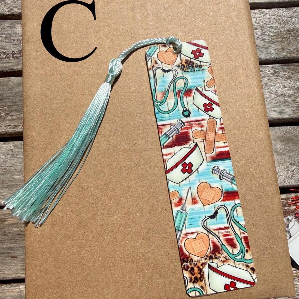 Nurse Themed Bookmarks With Tassels F79f 4