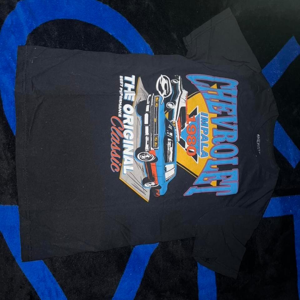 Black Vintage Chevrolet Impala Tee Bb0f