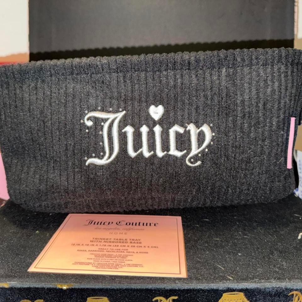 Juicy Couture Black Storage Bin 8837