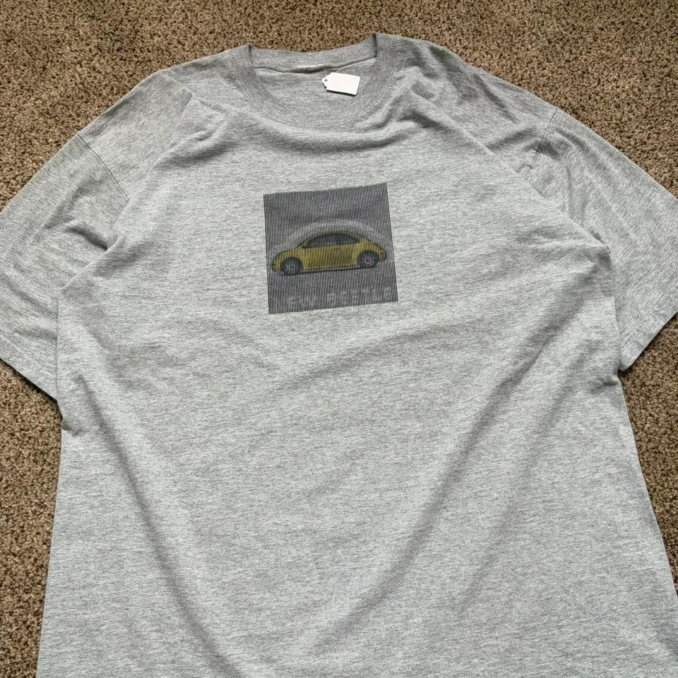 Vintage Grey Volkswagon Beetle Graphic Fb27