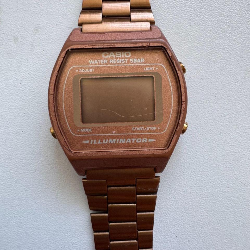 Casio B640w Copper Digital Watch 2db0 3