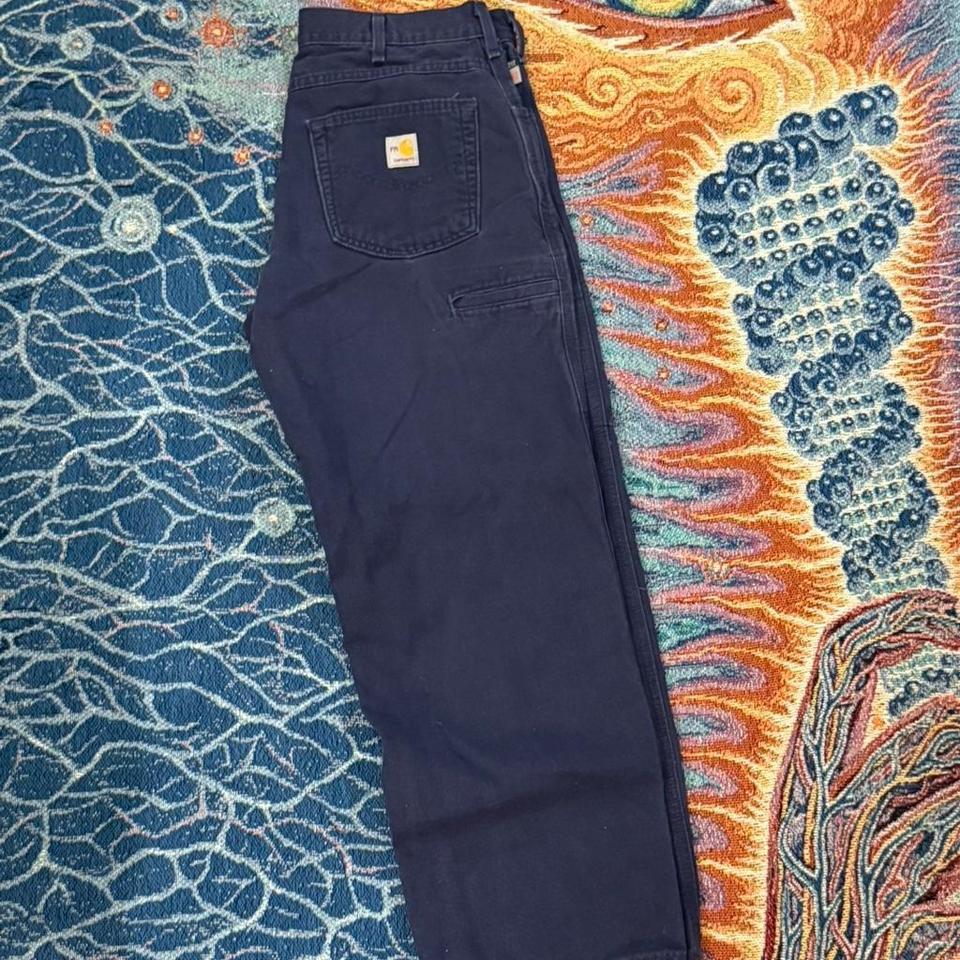 Carhartt Fr Navy Blue Pants Ff15 5