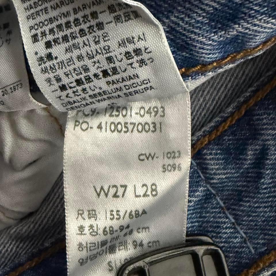 High Waisted Blue Denim Jeans With 18a7 3