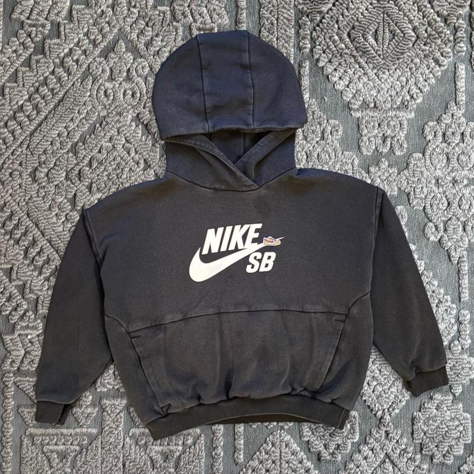 Nike Sb Black Cropped Hoodie