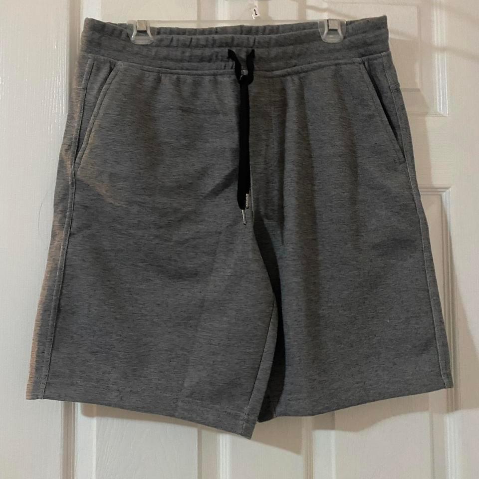 Grey Athletic Shorts W Zipper