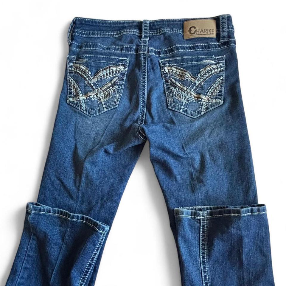 Blue Straight Slim Bootcut Jeans 4be7 3