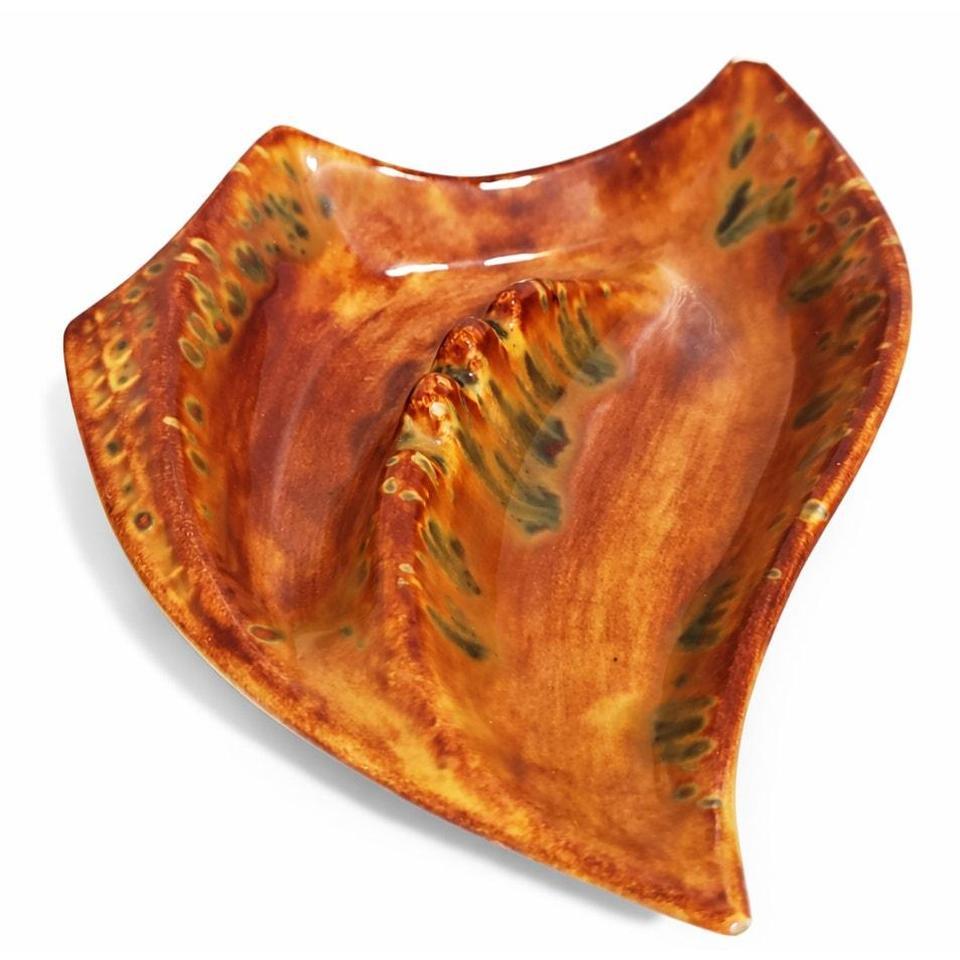 Vintage Drip Glaze Ceramic Catchall Aaa6 2