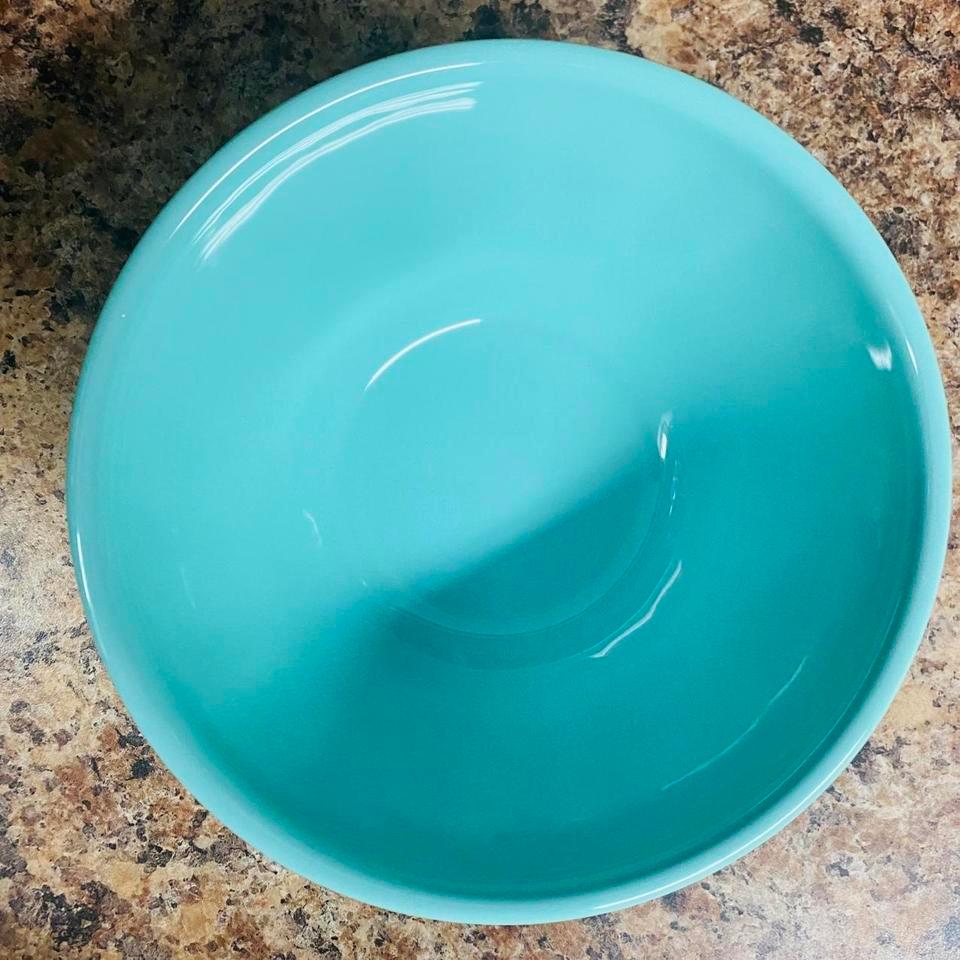 Turquoise Blue Vintage 1960s Biscuit 3