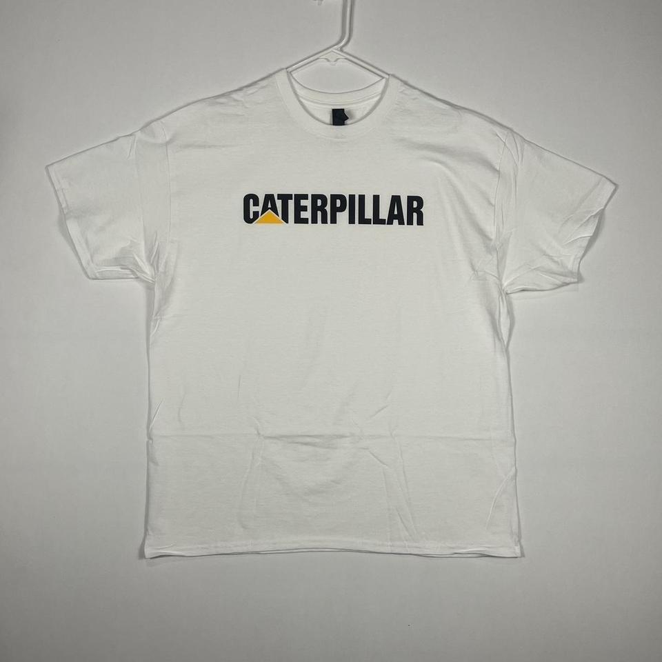 Caterpillar Logo Tee X Large White 2