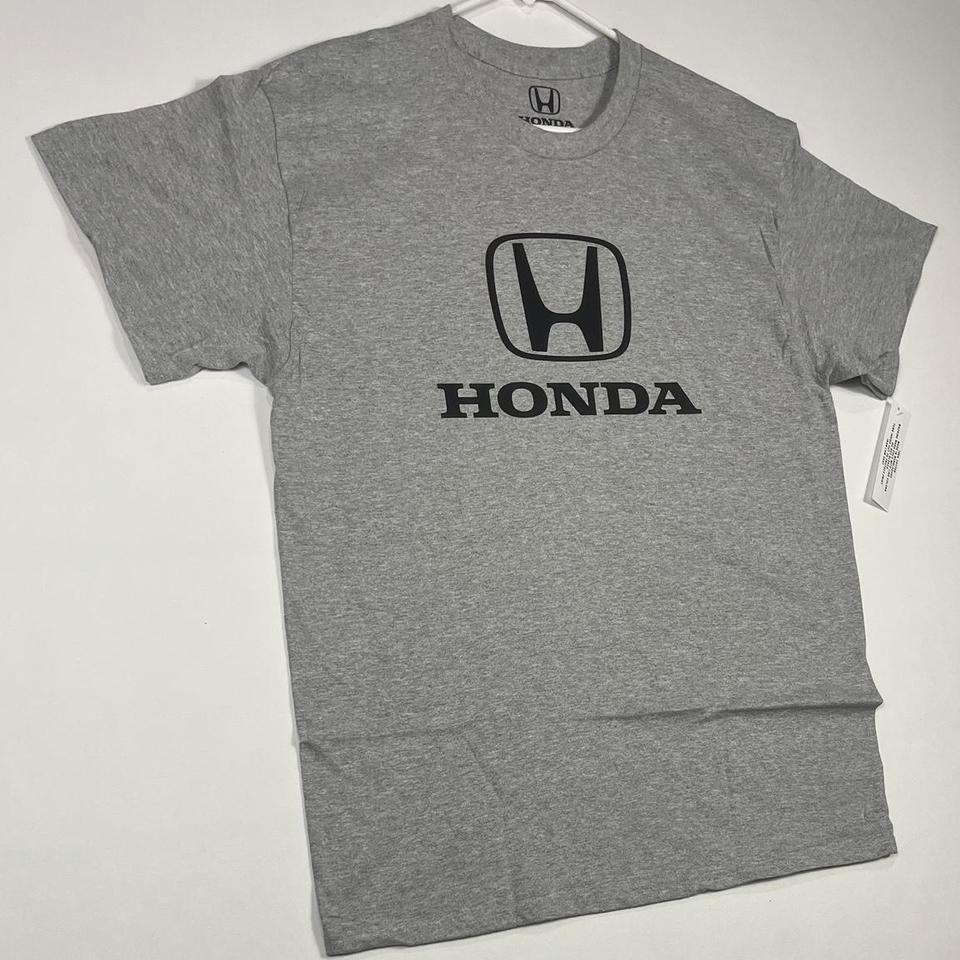 Grey Honda T Shirt Black Logo