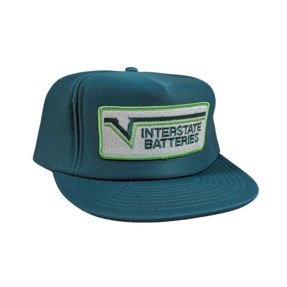 Vintage 80s Interstate Batteries Trucker 4fc6