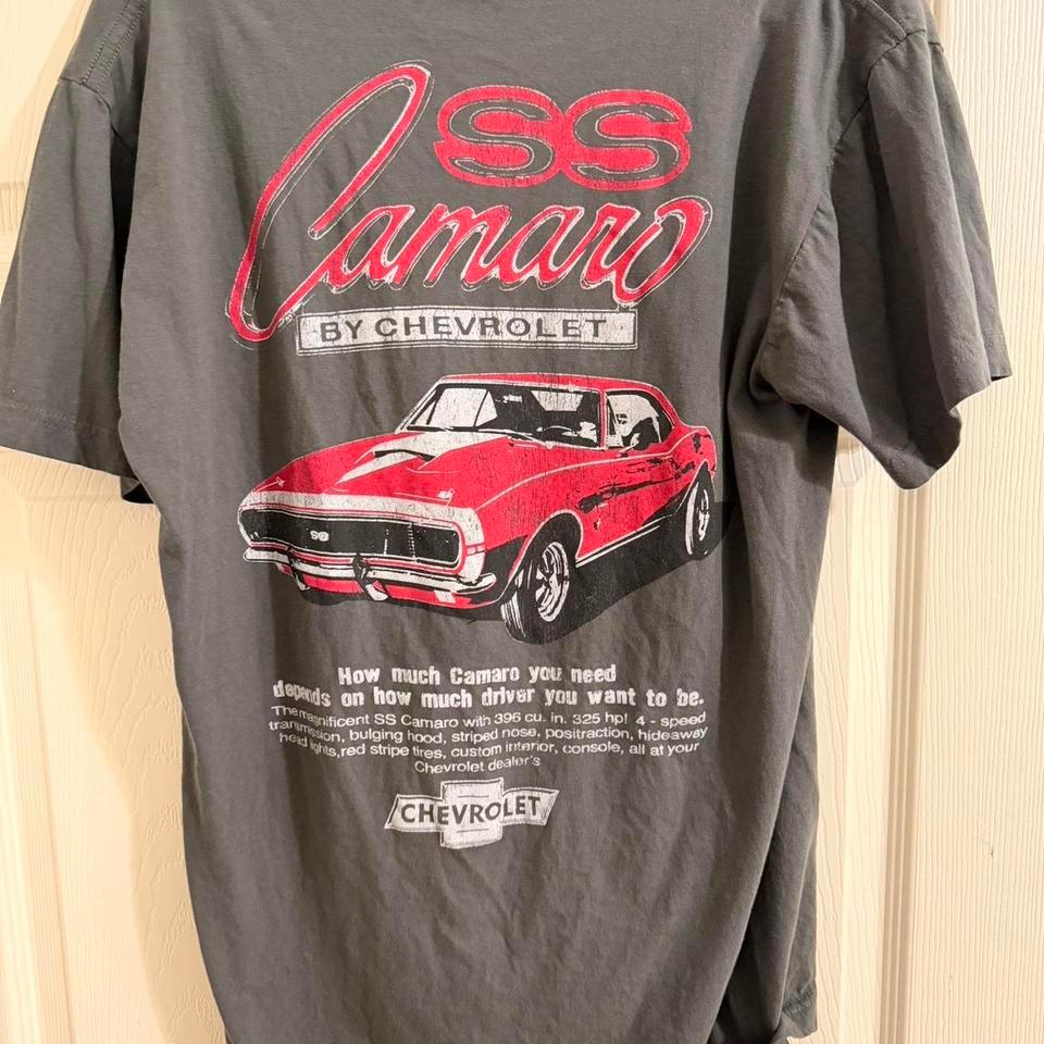 Chevrolet Ss Camaro Grey T Shirt A4a4