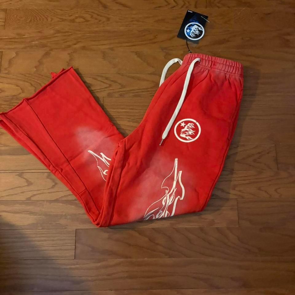 Red Hellstar Sweats Size Medium 2