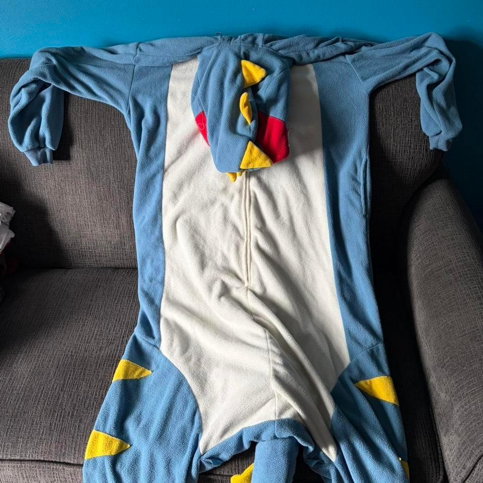 Simzoo Blue Dinosaur Onesie Size 0e40