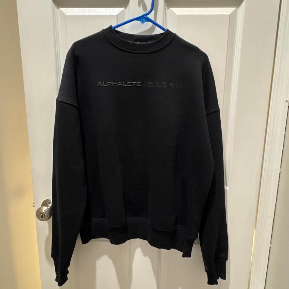 Black Alphalete Athletics Crewneck Sweatshirt 388b