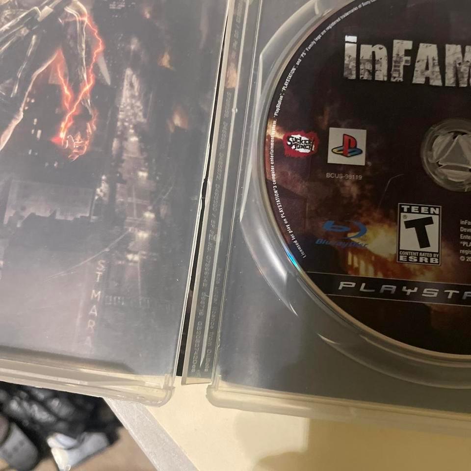 Infamous Ps3 Game In Case A7ea 7