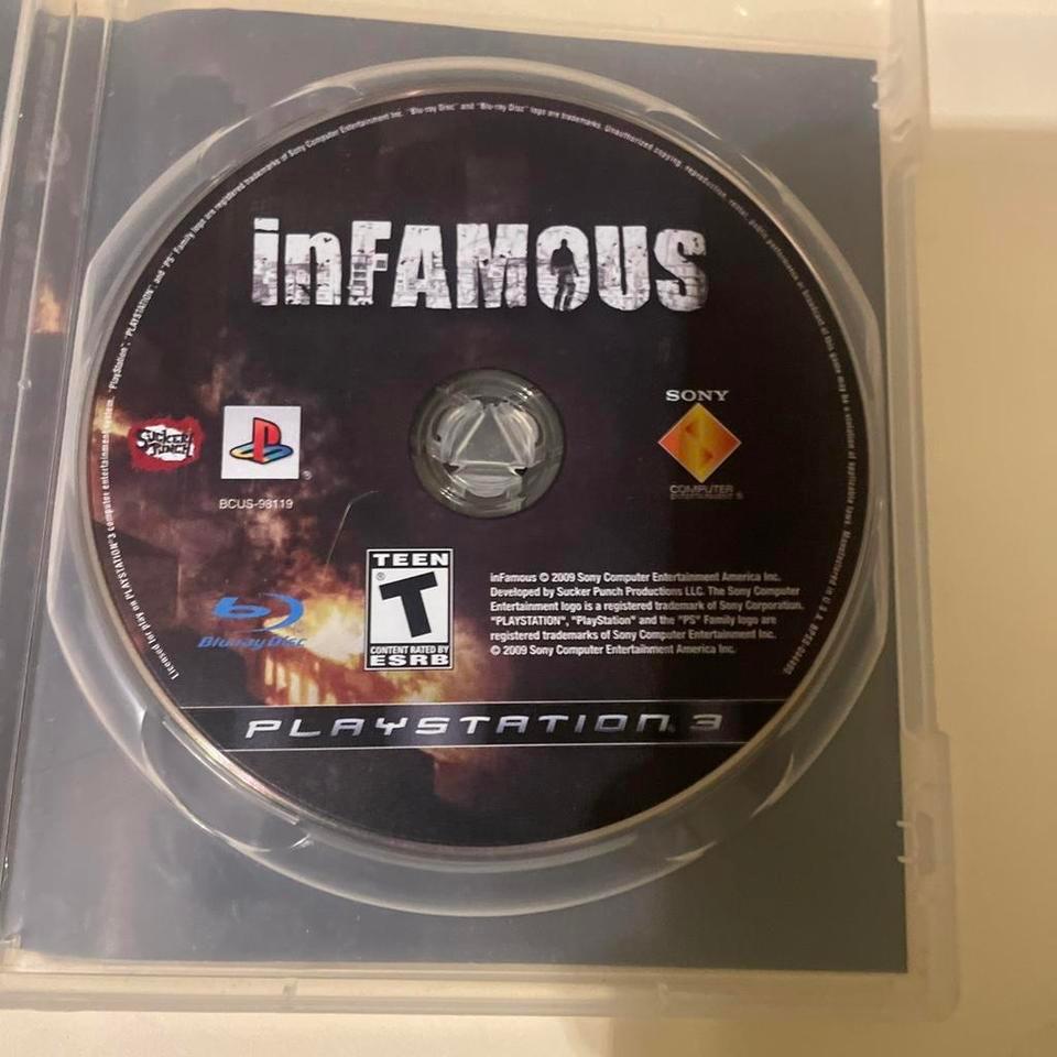 Infamous Ps3 Game In Case A7ea 6