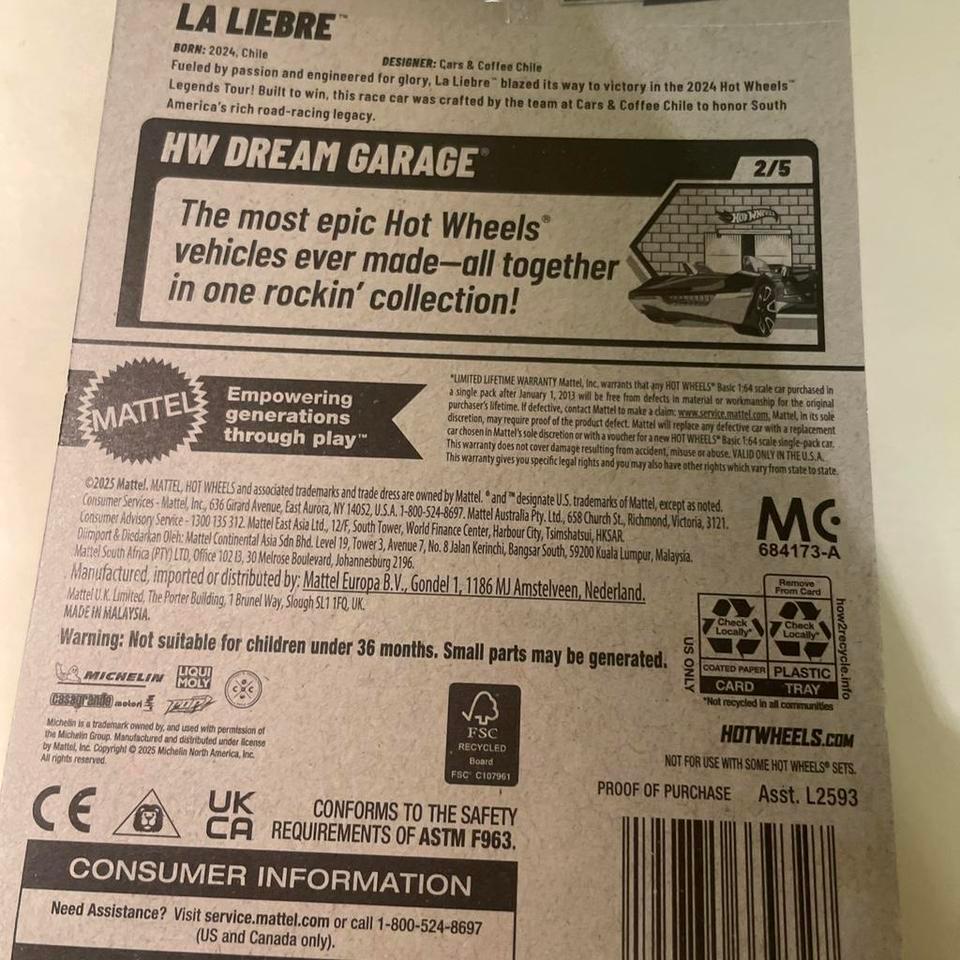 Hot Wheels Legends Tour La Dfde 6