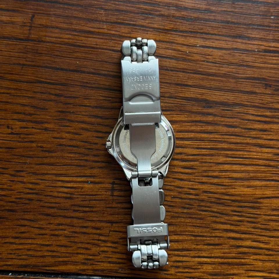 Fossil Yellow Watch With Silver 8d18 2