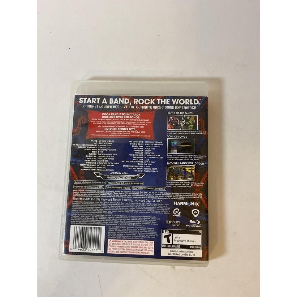 Rock Band 2 Sony Playstation 95cd 5