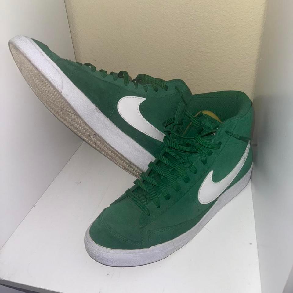 Nike Blazer Mid Green Trainers Fbd6 2