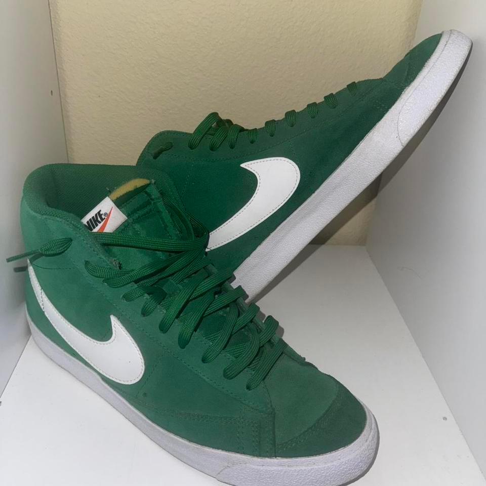 Nike Blazer Mid Green Trainers Fbd6