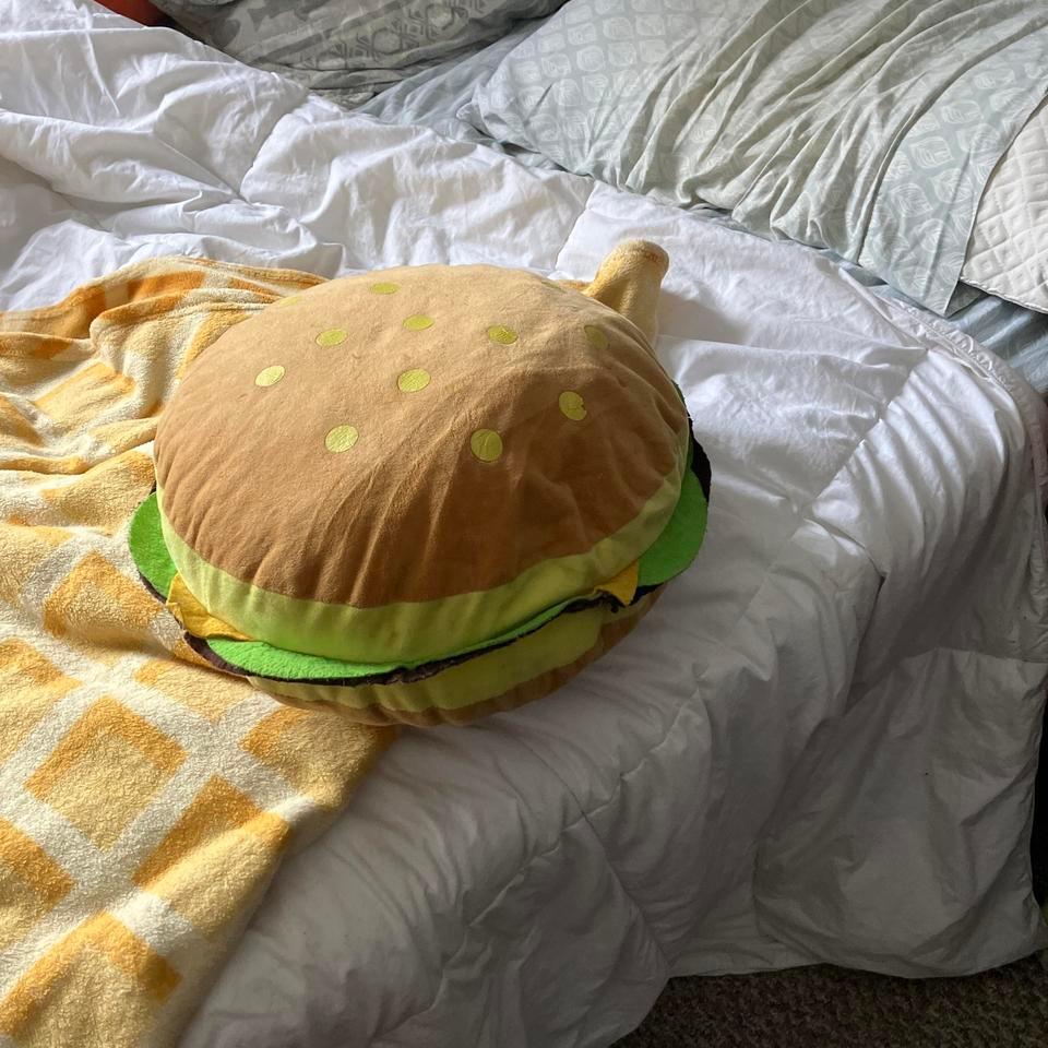 Hamburger Pillow Kawaii Cute Pillow 8b34