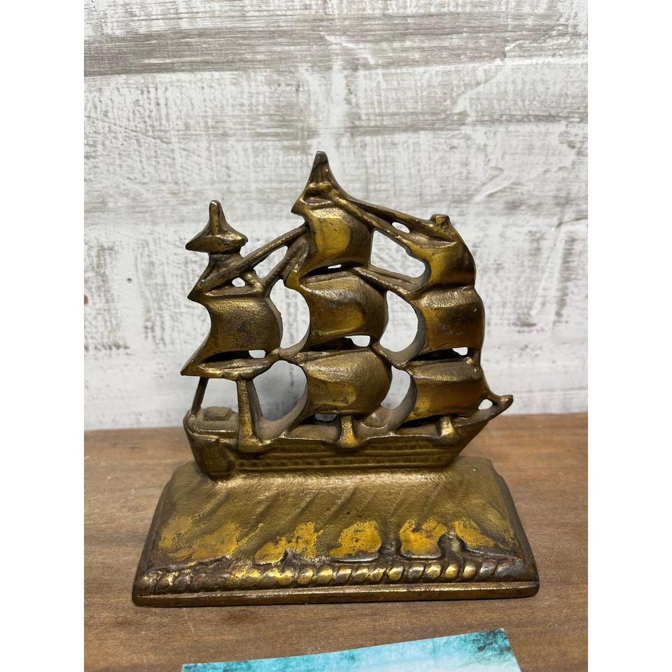Iron Metal Bronzed Ship Nautical 2