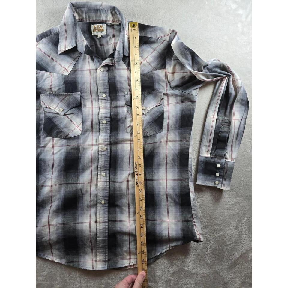 Ely Cattleman Western Shirt Mens 7165 4