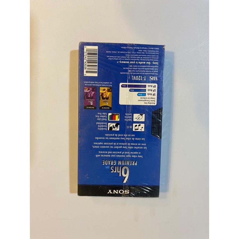 Sony Premium Grade T 120 Vhs 5104 3