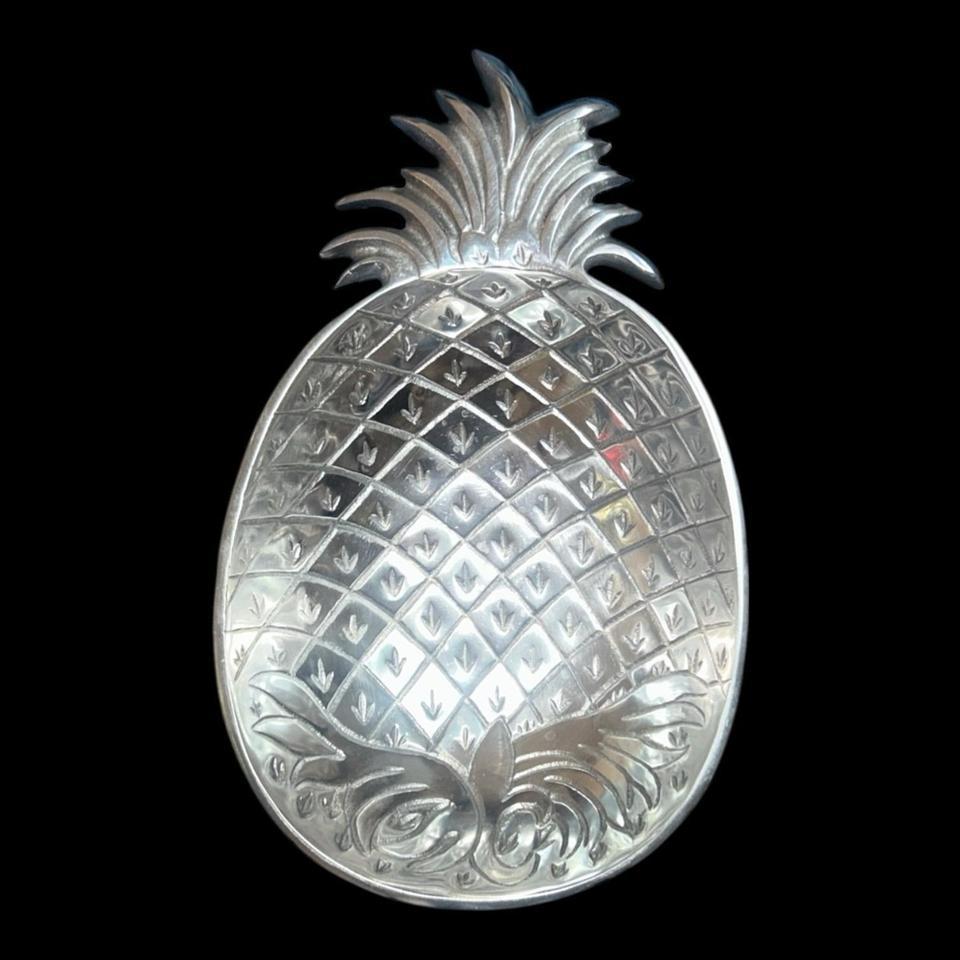 Pewter Pineapple Shaped Serving Bowl