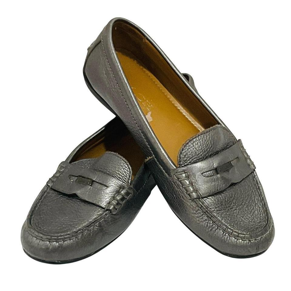 Coach Gunmetal Gray Penny Loafer 48cd