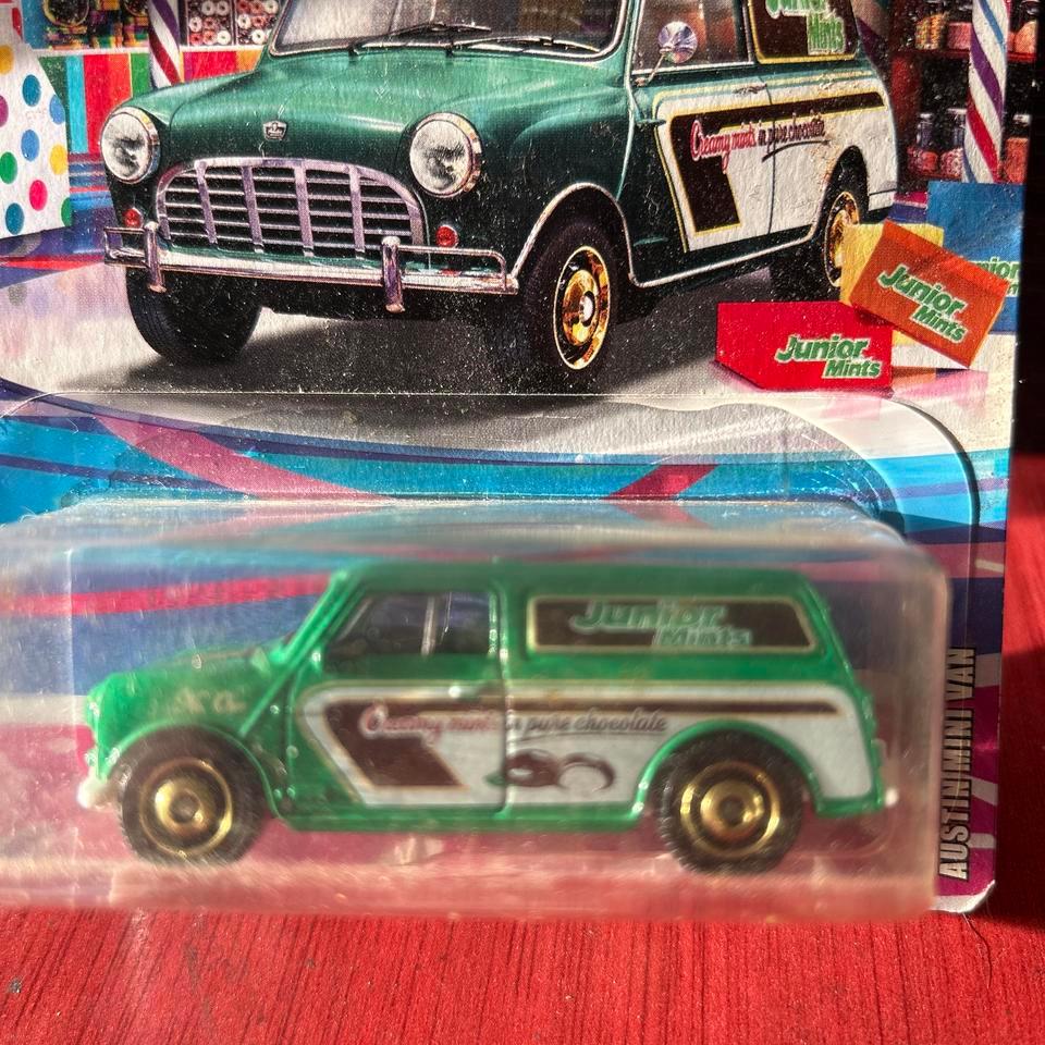 Matchbox Junior Mints Green Morris Ae28