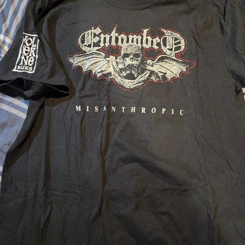 Entombed Black Misanthropic Tour Shirt 3ca0